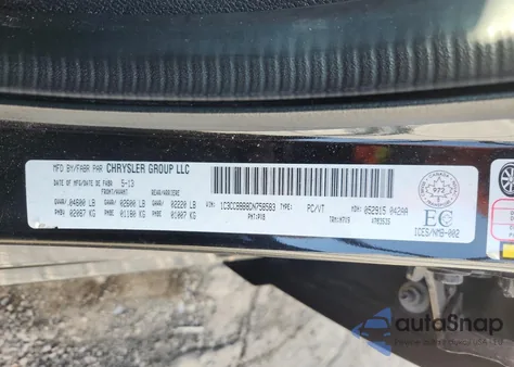 2013 Chrysler 200 Touring from USA, damaged, VIN 1C3CCBBB8DN758583